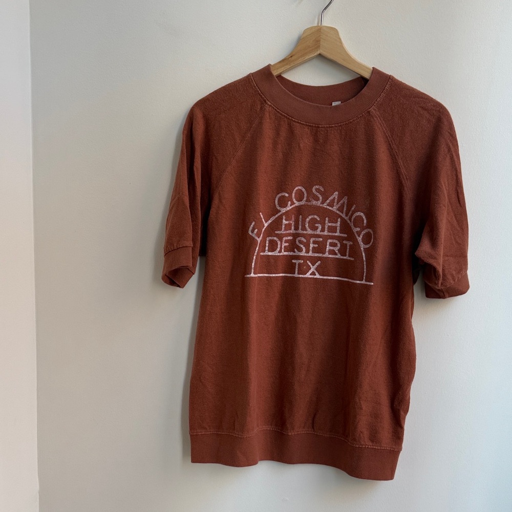 El Cosmico Graphic short-sleeve sweatshirt